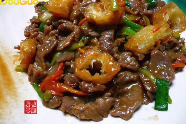 超级简单又好吃的油条牛肉的做法