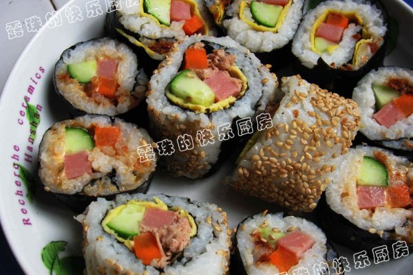 花样寿司--户外美食的做法