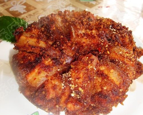 看到五花肉很冲动-----香辣粉蒸肉的做法