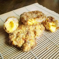 爆浆鸡排~#九阳烘焙剧场#空气炸锅的做法 图解13 -->