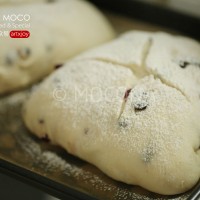 中种天然酵母蓝莓蔓越莓面包的做法 图解13 -->