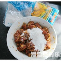 散炸芝麻羊肉的做法 图解4 -->