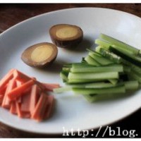 三鲜拌炒方便面的做法 图解2 -->