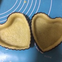 双十一不寂寞双双对对爱心乳酪挞的做法 图解2 -->