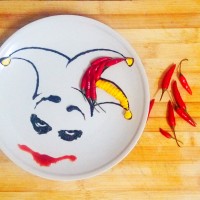 恶魔小丑餐盘上的美味艺术的做法 图解5 -->