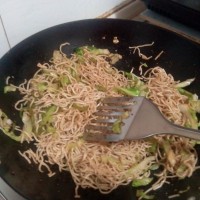孜然包菜炒面的做法 图解8 -->