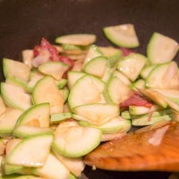 美味快食——培根西葫芦饭的做法 图解3 -->