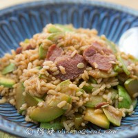 美味快食——培根西葫芦饭的做法 图解4 -->