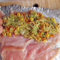 绿咖喱鸡肉卷的做法 图解11 -->