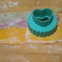 手工彩虹蝴蝶面的做法 图解6 -->
