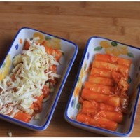 芝士泡菜焗年糕的做法 图解5 -->