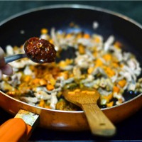 韩国泡菜炒饭的做法 图解5 -->