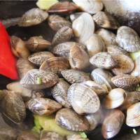 葱姜花蛤的做法 图解4 -->