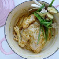 豆果独家:盐焗鸡的做法 图解5 -->