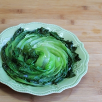 蚝油生菜的做法 图解3 -->
