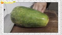 夏日泡菜--酸木瓜的做法 图解1 -->