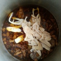 竹笋萝卜烧牛腩的做法 图解5 -->