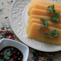 胡萝卜肉皮冻(豆浆机版)——懒办法巧做美颜菜的做法 图解16 -->