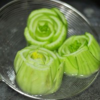 青菜香菇的做法 图解3 -->