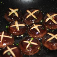 青菜香菇的做法 图解5 -->