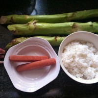 菜根炒饭—菜根剩饭华丽转身的做法 图解1 -->