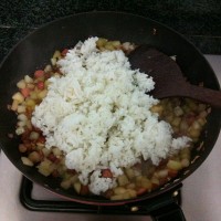 菜根炒饭—菜根剩饭华丽转身的做法 图解11 -->
