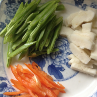 马蹄虾仁家常小炒的做法 图解2 -->