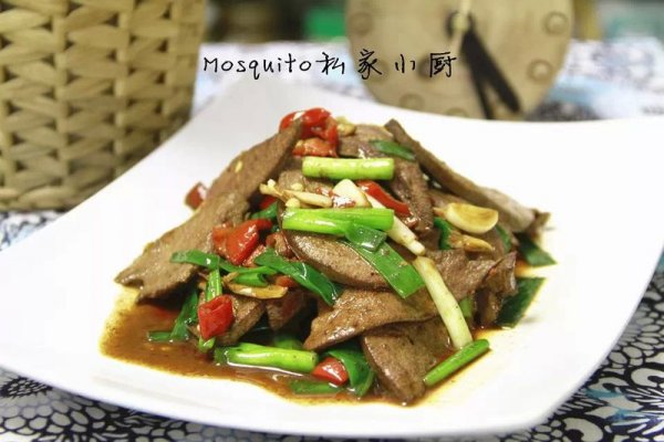 小炒猪肝(爆炒系列)【Mosquito私家小厨】的做法