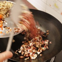 腊肉糯米饭,冬日护胃—冬季暖身的做法 图解5 -->