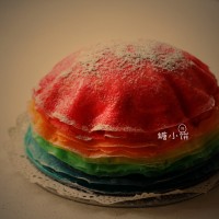 彩虹可丽饼千层的做法 图解15 -->