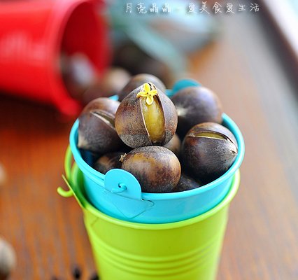 桂花蒸板栗的做法