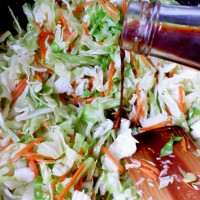 蒜香家常炒饼的做法 图解3 -->