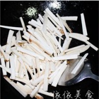 肉丝炒杏鲍菇的做法 图解5 -->