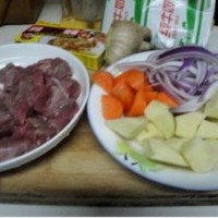 咖喱牛肉的做法 图解1 -->