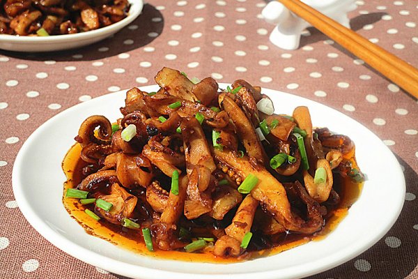 酱爆鱿鱼须的做法