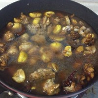香菇板栗焖鸡的做法 图解7 -->