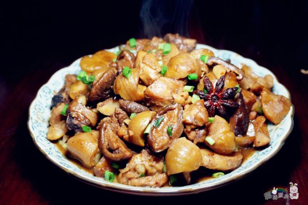 香菇板栗焖鸡的做法