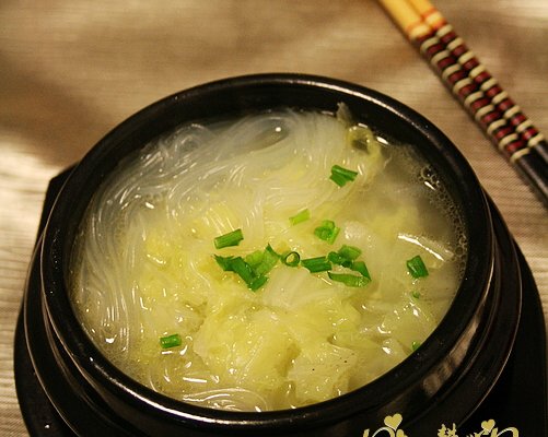 粉丝白菜汤的做法