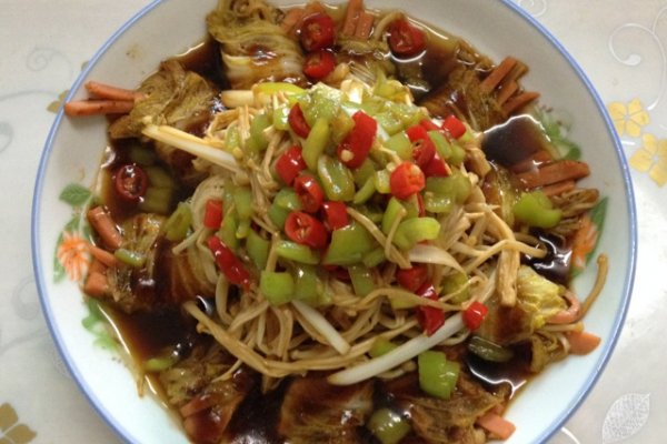金玉良缘超级娃娃菜爱上金针菇的做法