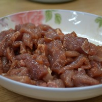 电锅菜——土豆青椒洋葱炒猪肉的做法 图解1 -->