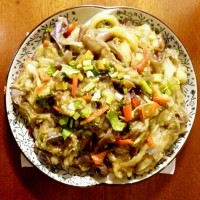 手撕茄子的做法 图解11 -->