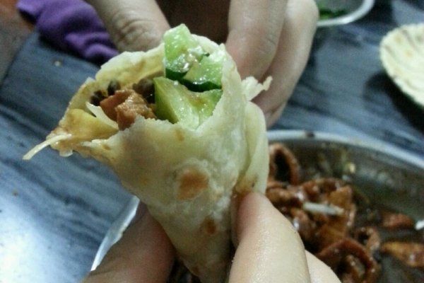 京酱肉丝饼卷(非油炸版肯德基老北京鸡肉卷)的做法