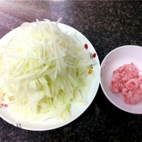 小炒木瓜丝的做法 图解2 -->