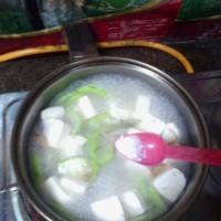 丝瓜豆腐汤的做法 图解7 -->