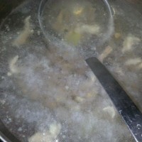 榨菜肉丝汤--乌江榨菜的做法 图解7 -->