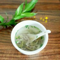 榨菜肉丝汤--乌江榨菜的做法 图解8 -->