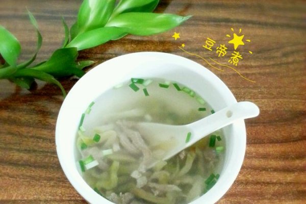榨菜肉丝汤--乌江榨菜的做法