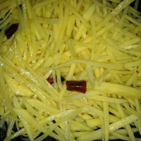 酸辣土豆丝的做法 图解5 -->