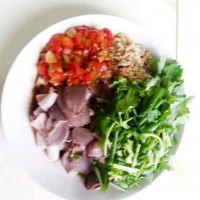 香菜拌鸭胗的做法 图解3 -->