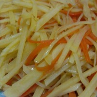 胡萝卜炒土豆丝的做法 图解4 -->